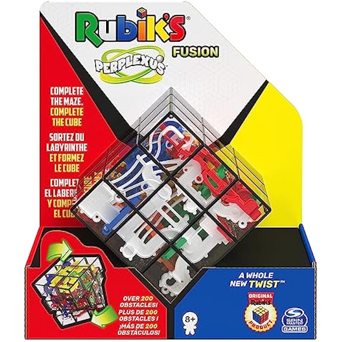 RUBIKS PERPLEXUS FUSION 3X3 GRAVITY 3D MAZE BRAIN TEASER PUZZLE BALL | ANXIETY RELIEF ITEMS COOL STUFF | SENSORY TOYS FOR ADULTS & KIDS AGES 8+ - Image 4